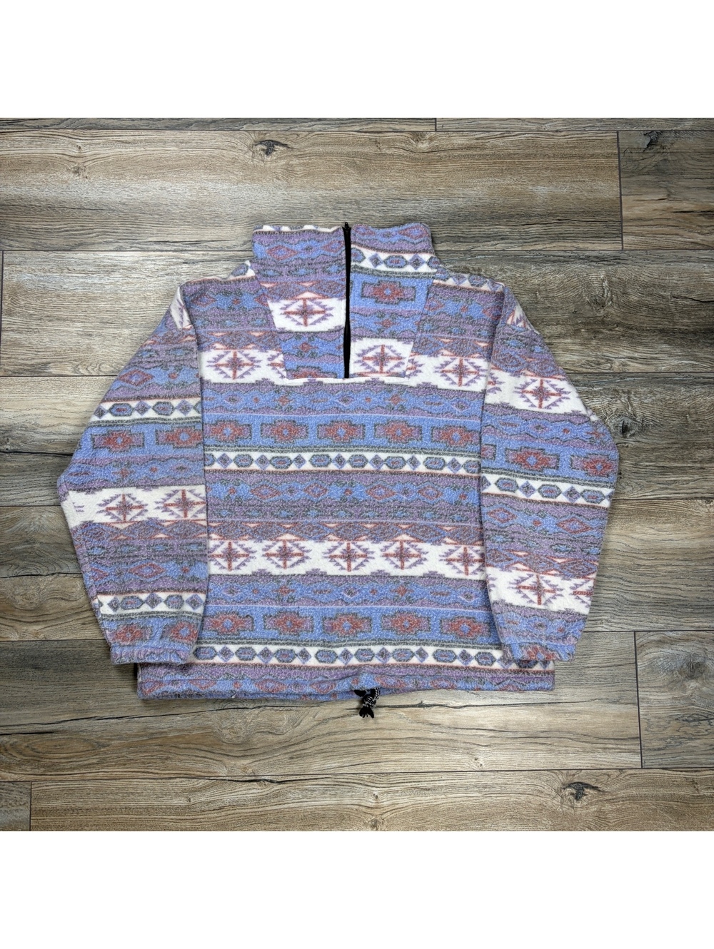 90's Australian surfing pullover quater zip, heavy fade good condition